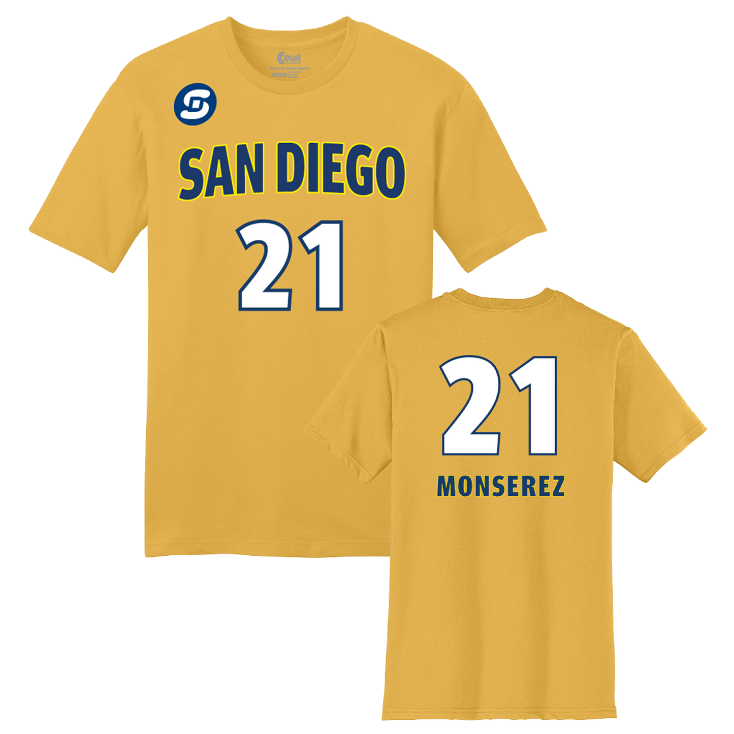 San Diego Mojo Jersey T-Shirt - Monserez