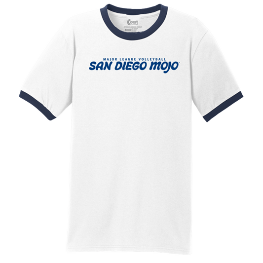San Diego Mojo Wordmark Ringer Long Sleeve T-Shirt