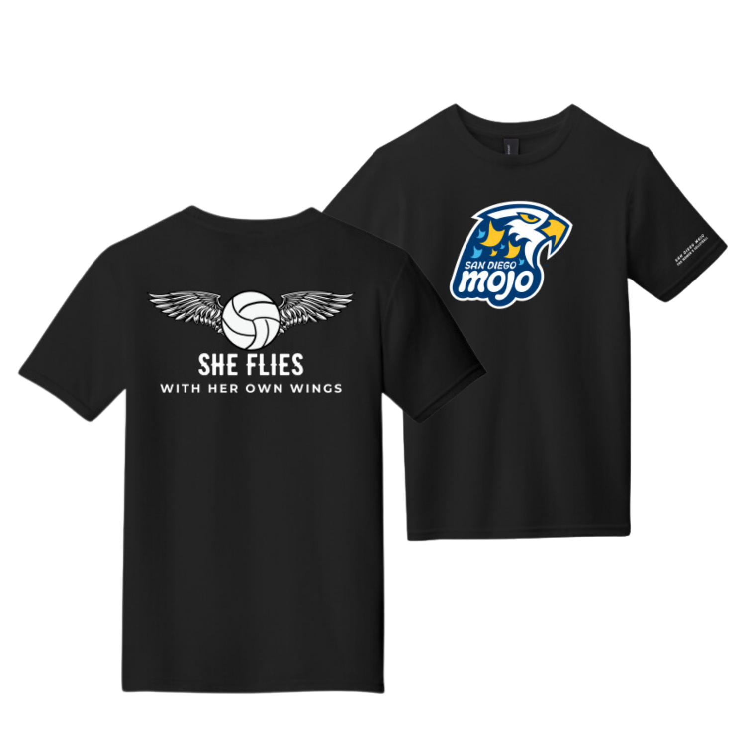 YOUTH SHE FLIES LOGO GRAPHIC T-SHIRT