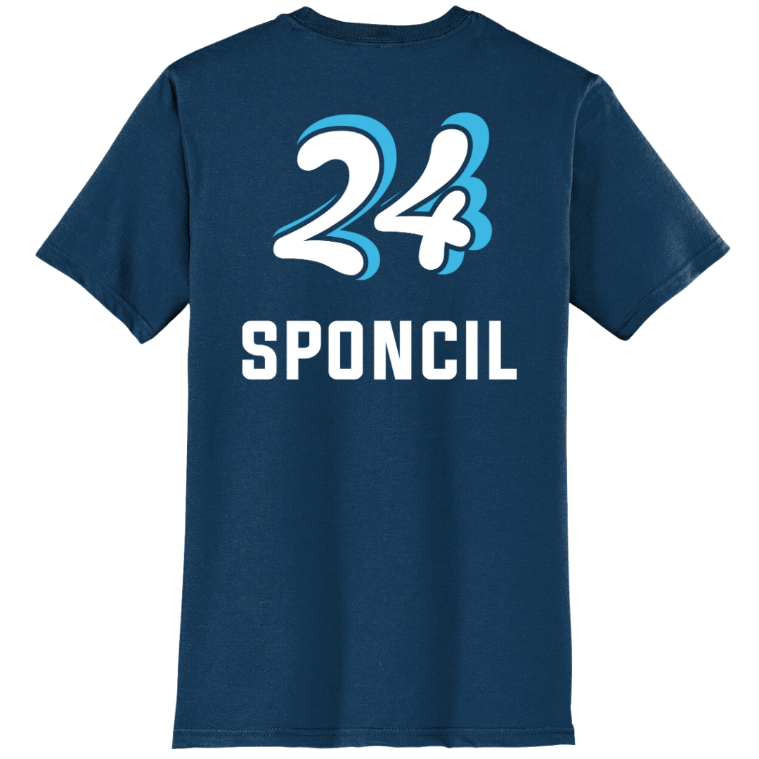 SARAH SPONCIL JERSEY T-SHIRT