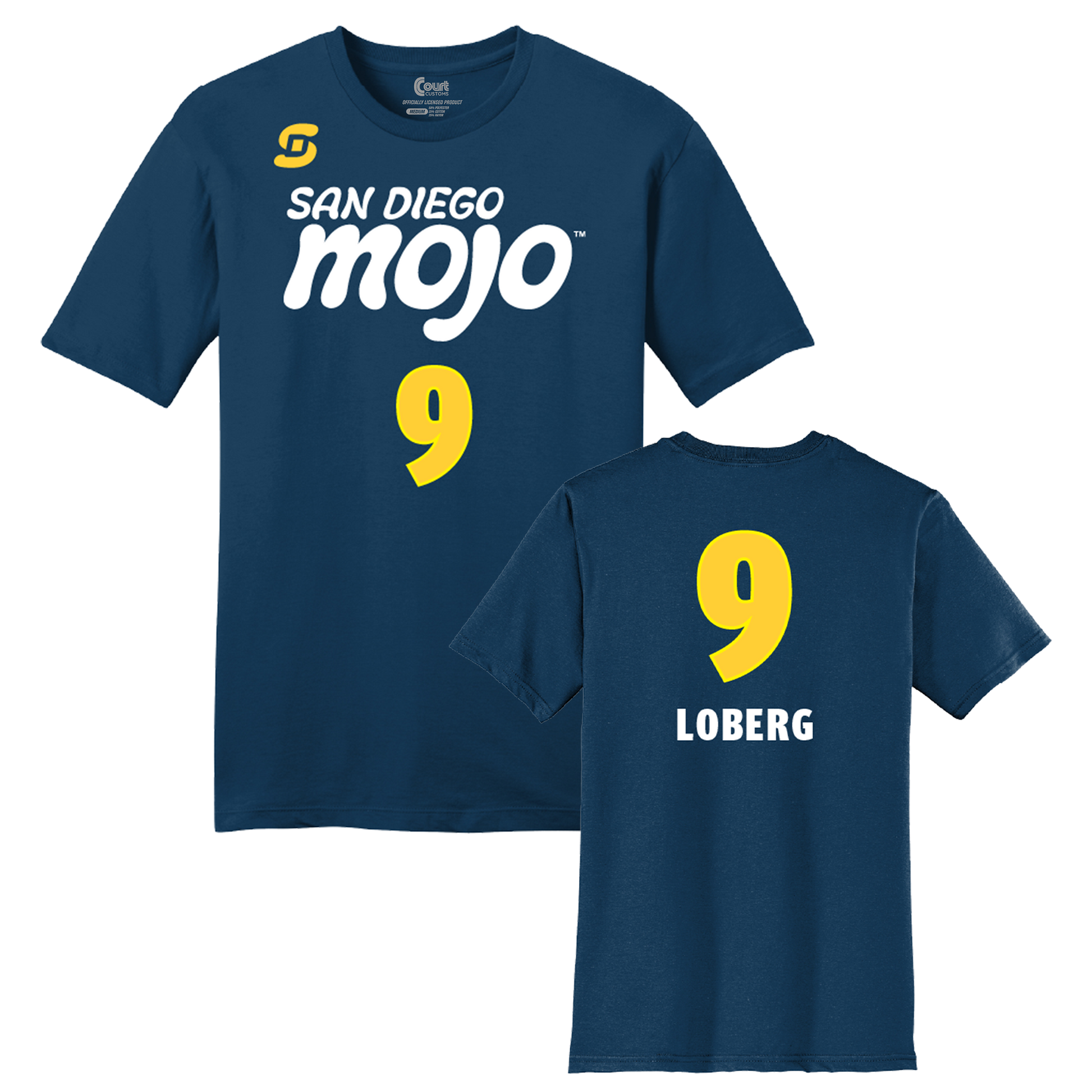 San Diego Mojo Jersey T-Shirt - Loberg