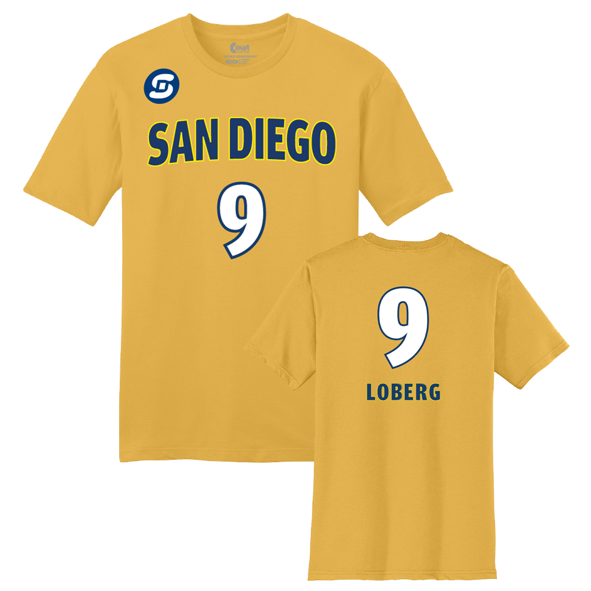 San Diego Mojo Jersey T-Shirt - Loberg
