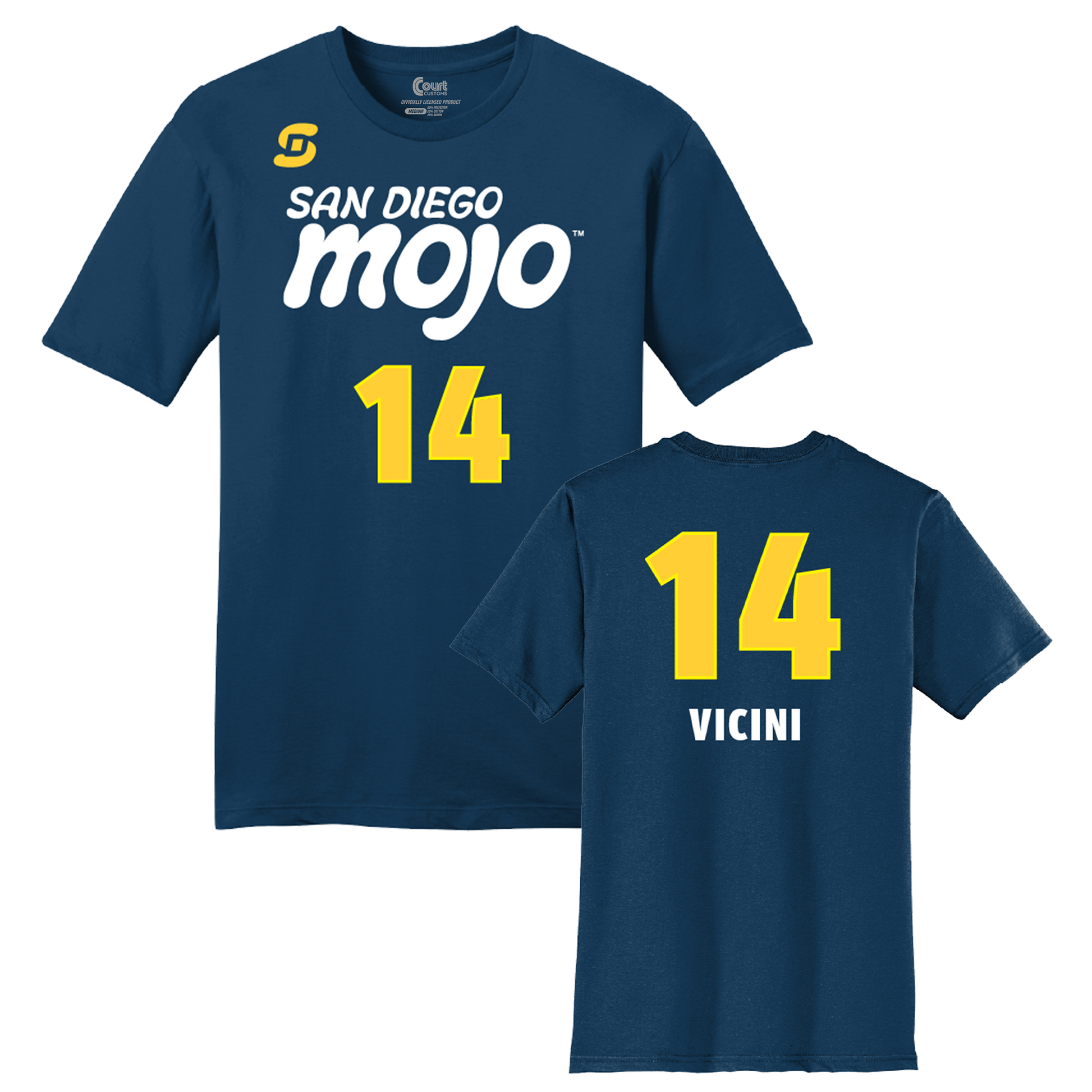 San Diego Mojo Jersey T-Shirt - Vicini