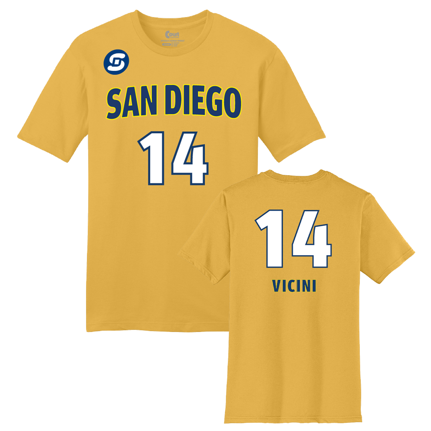 San Diego Mojo Jersey T-Shirt - Vicini