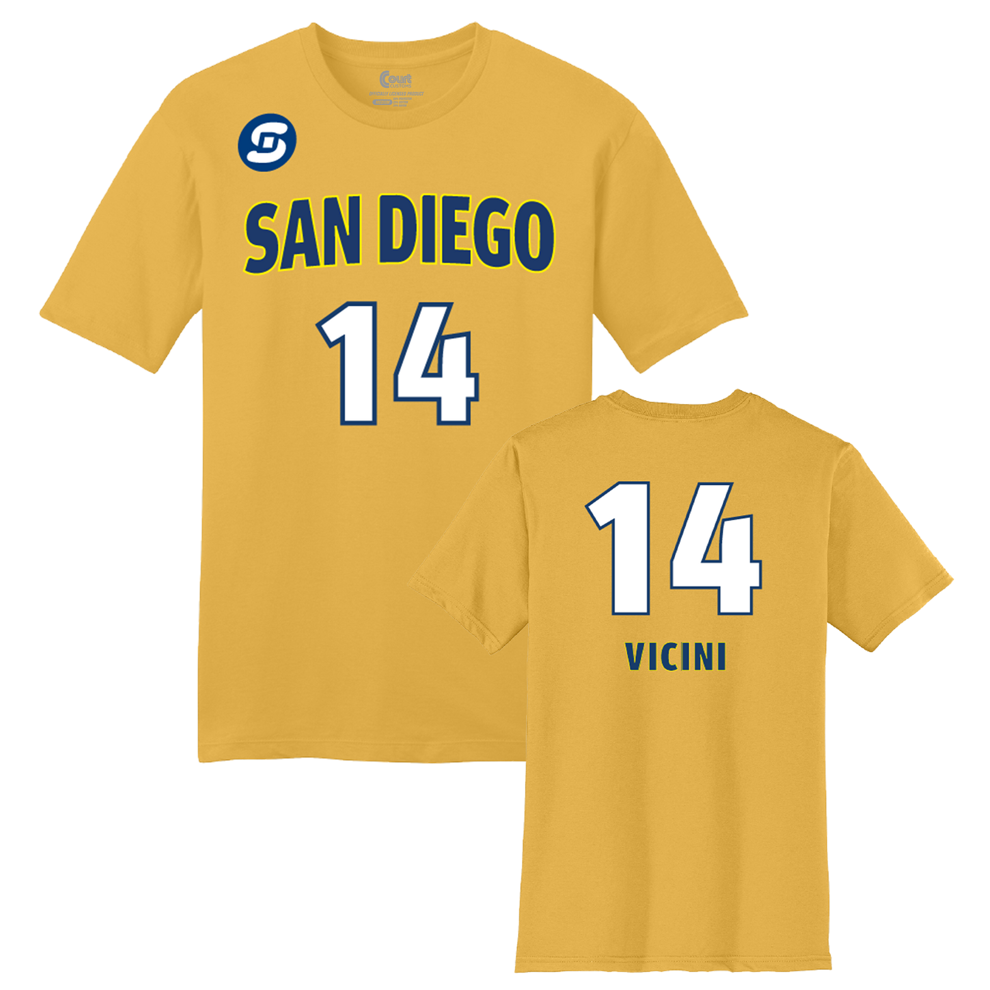 San Diego Mojo Jersey T-Shirt - Vicini