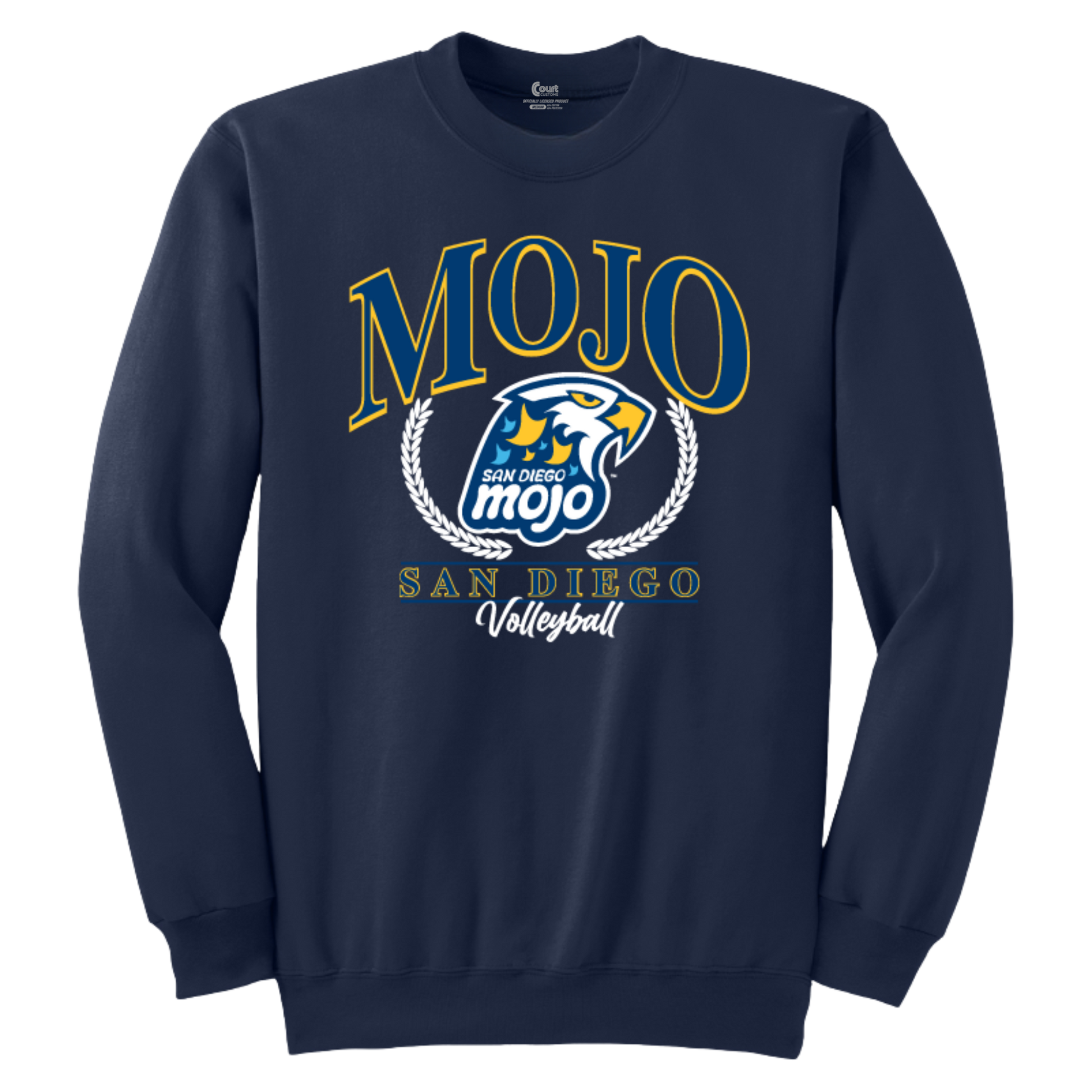 San Diego Mojo Laurel Volleyball Crewneck 