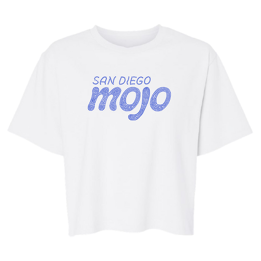 San Diego Mojo Womens Spangle T-Shirt White