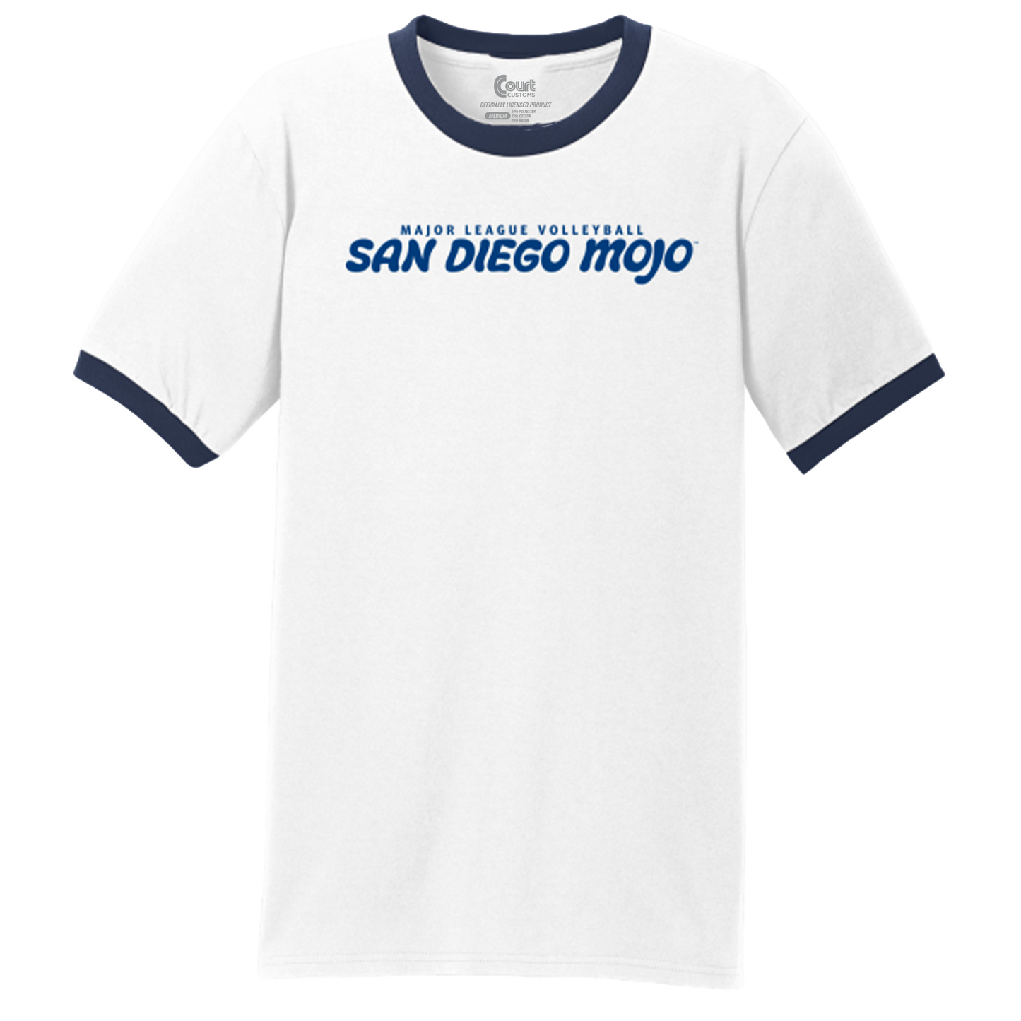 San Diego Mojo Wordmark Ringer Long Sleeve T-Shirt