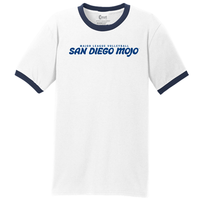 San Diego Mojo Wordmark Ringer Long Sleeve T-Shirt